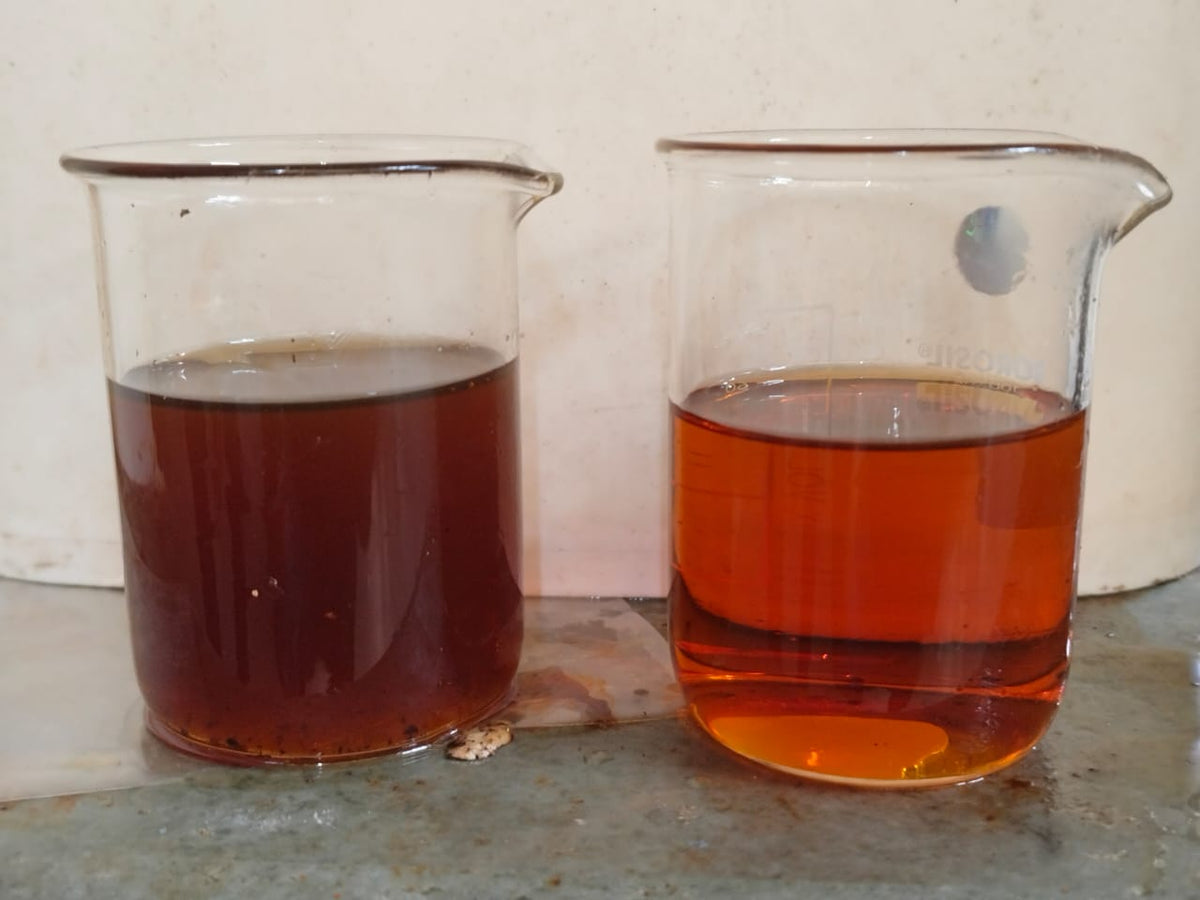 Before & After Oil Comparison — Purifry Oil Purification
