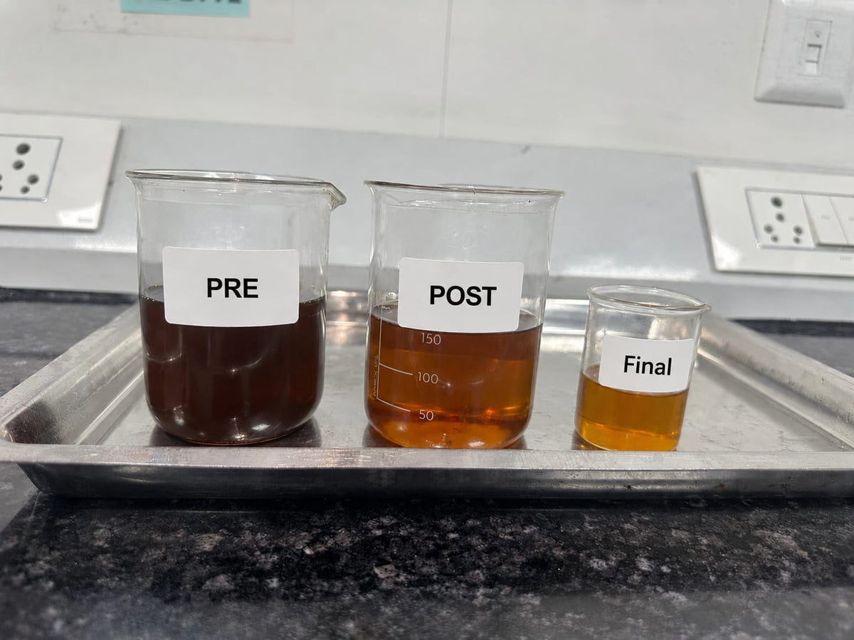 Before & After Oil Comparison — Purifry Oil Purification